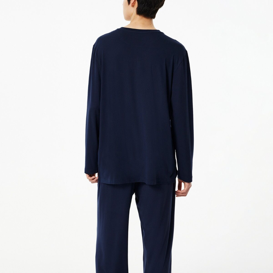 JAJU Peach Skin Pajama Pants – Navy