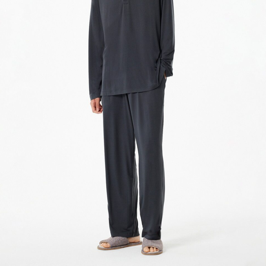 JAJU Peach Skin Pajama Pants – Charcoal