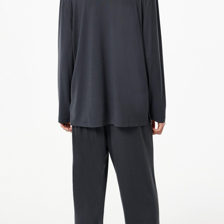 JAJU Peach Skin Pajama Pants – Charcoal