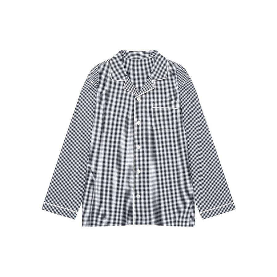 JAJU Cotton Stretch Pajama Set – Dark Navy