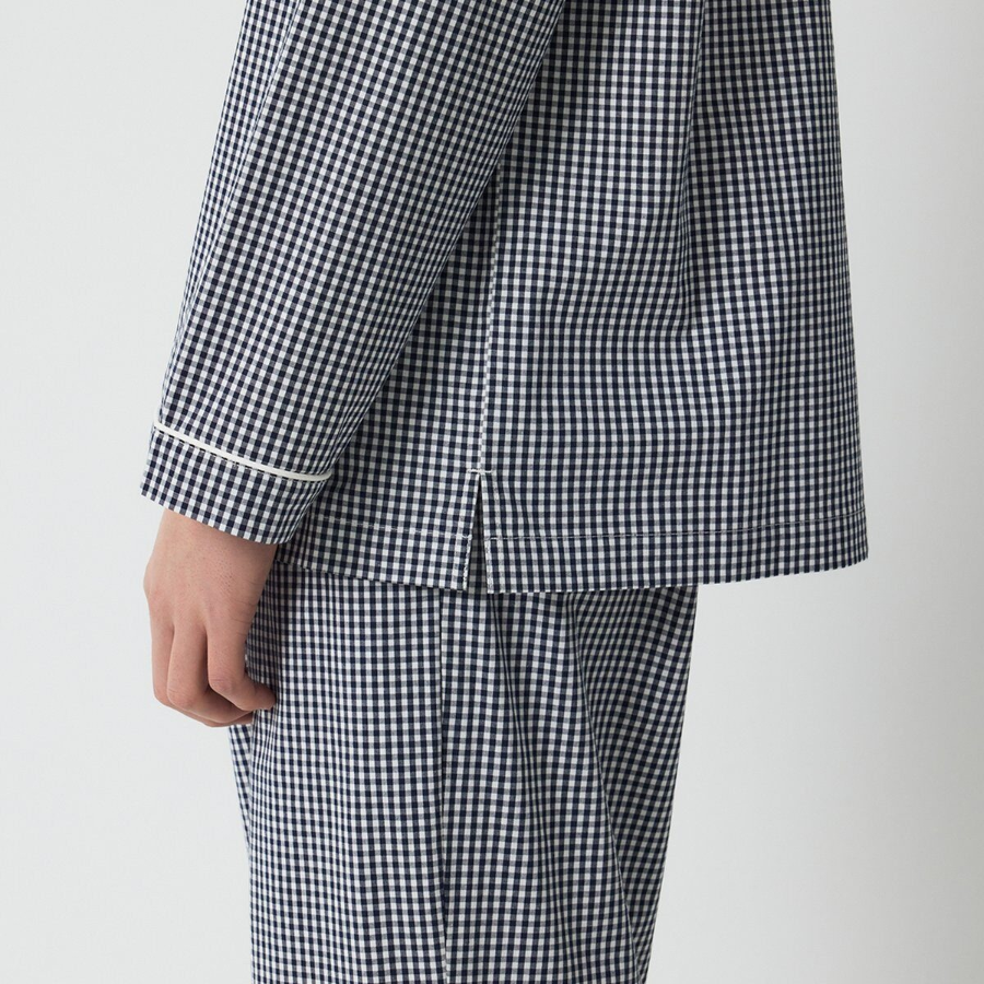 JAJU Cotton Stretch Pajama Set – Dark Navy