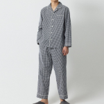 JAJU Cotton Stretch Pajama Set – Dark Navy