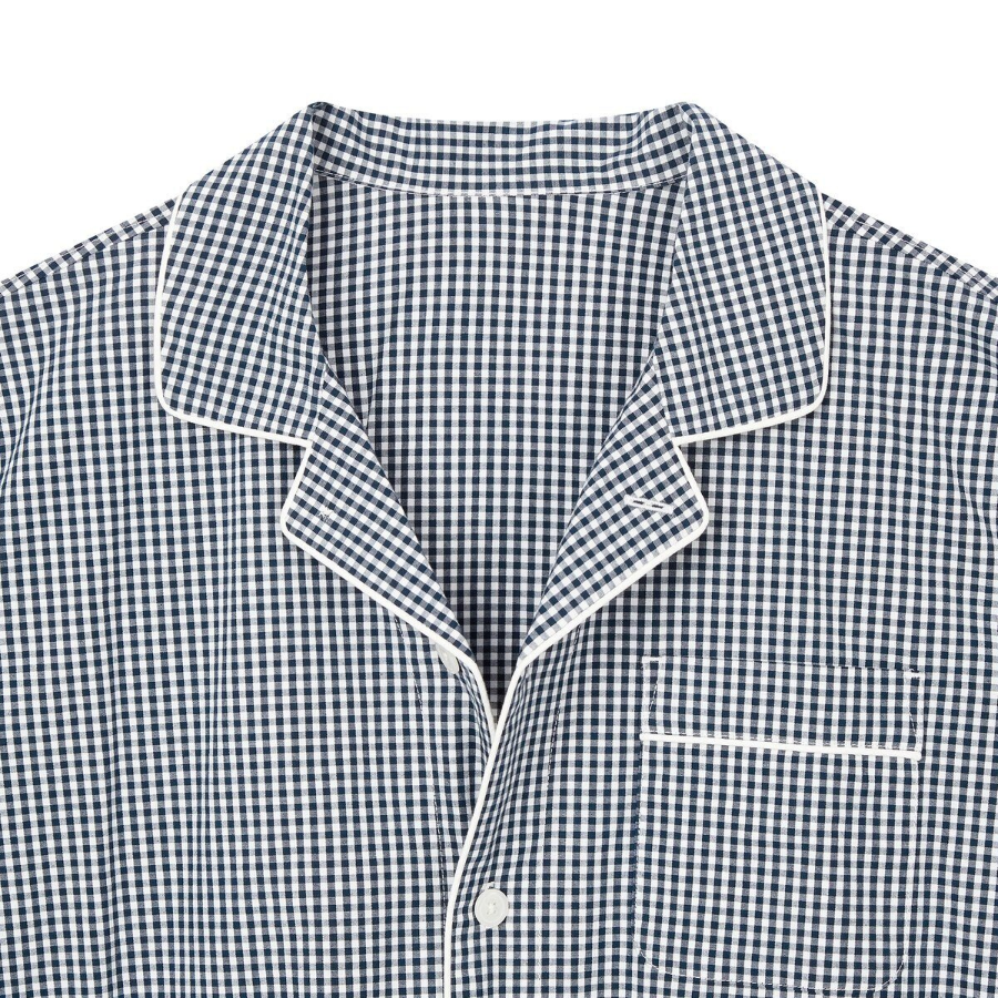 JAJU Cotton Stretch Pajama Set – Dark Navy