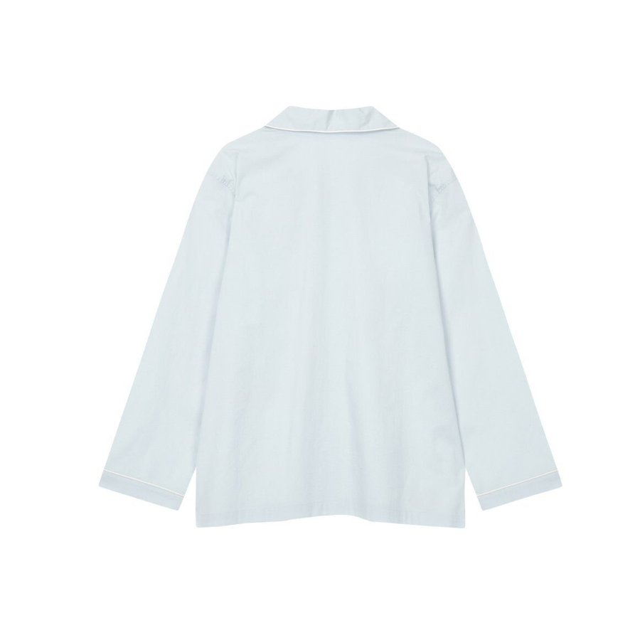 JAJU Cotton Stretch Pajama Set – Sky Blue