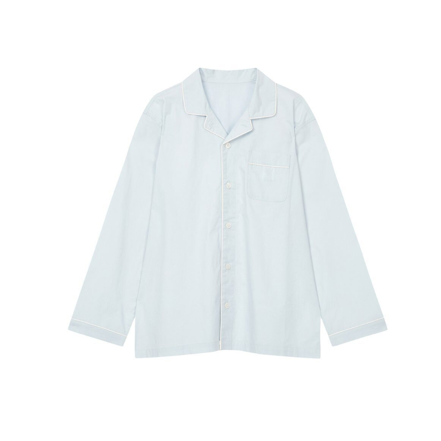 JAJU Cotton Stretch Pajama Set – Sky Blue