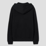 Maison Kitsune Men Tonal Fox Head Patch Comfort Zipped Hoodie - Black