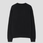 Maison Kitsune Men Maison Kitsune Handwriting Embroidered Comfort Sweatshirt - Black