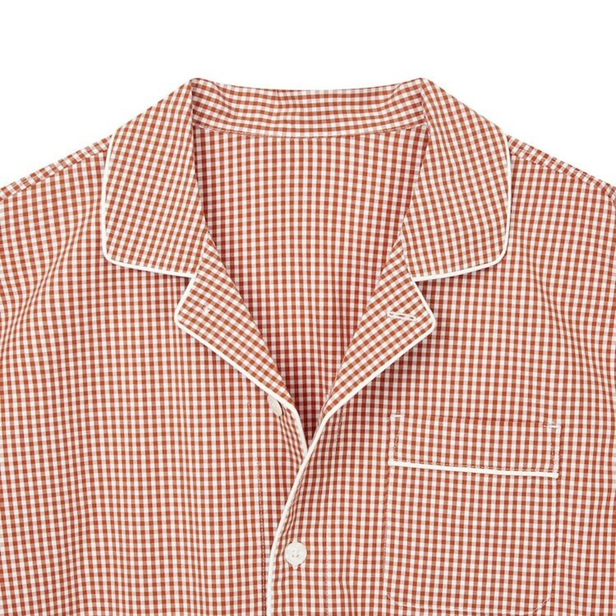 JAJU Cotton Stretch Pajama Set –  Orange