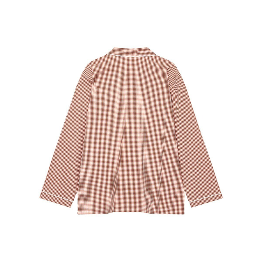 JAJU Cotton Stretch Pajama Set –  Orange