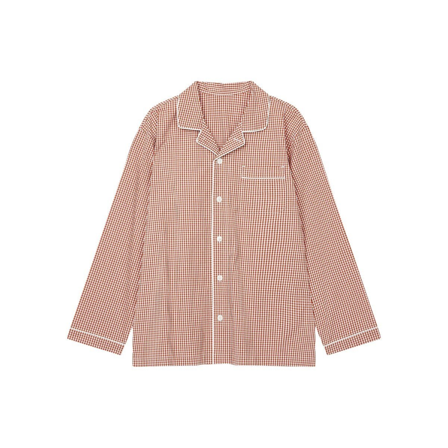 JAJU Cotton Stretch Pajama Set –  Orange