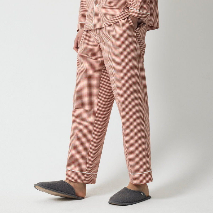 JAJU Cotton Stretch Pajama Set –  Orange