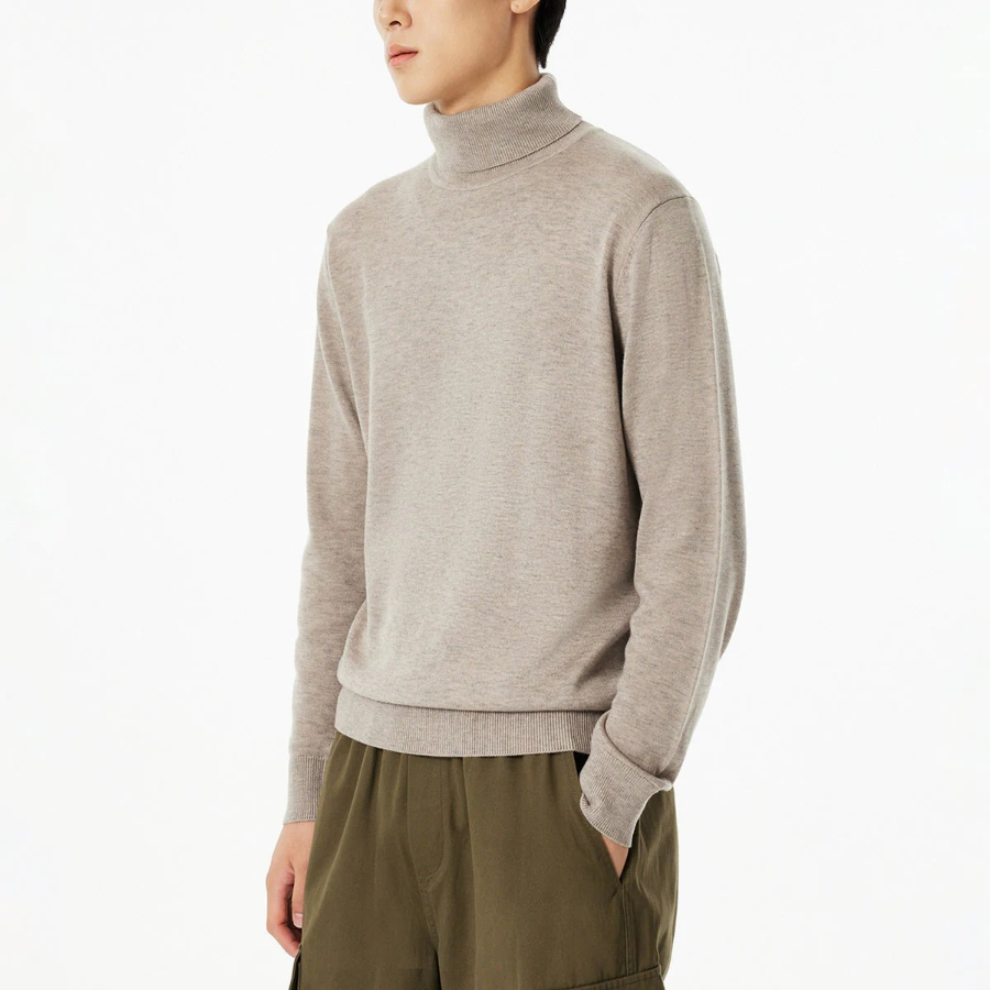 JAJU Turtleneck Knit – Beige