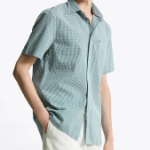 TOMMY HILFIGER [Official Headquarters] [Regular Fit] Seersucker Gingham Check Shirt