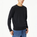 JAJU Round Neck Knit – Charcoal