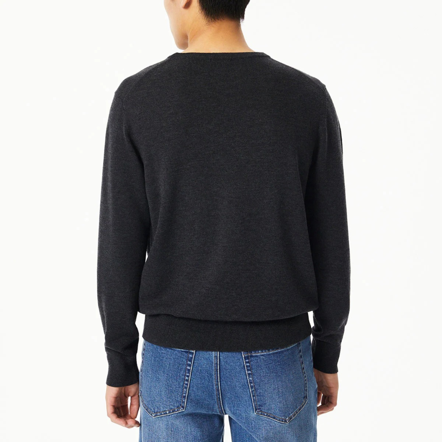 JAJU Round Neck Knit – Charcoal