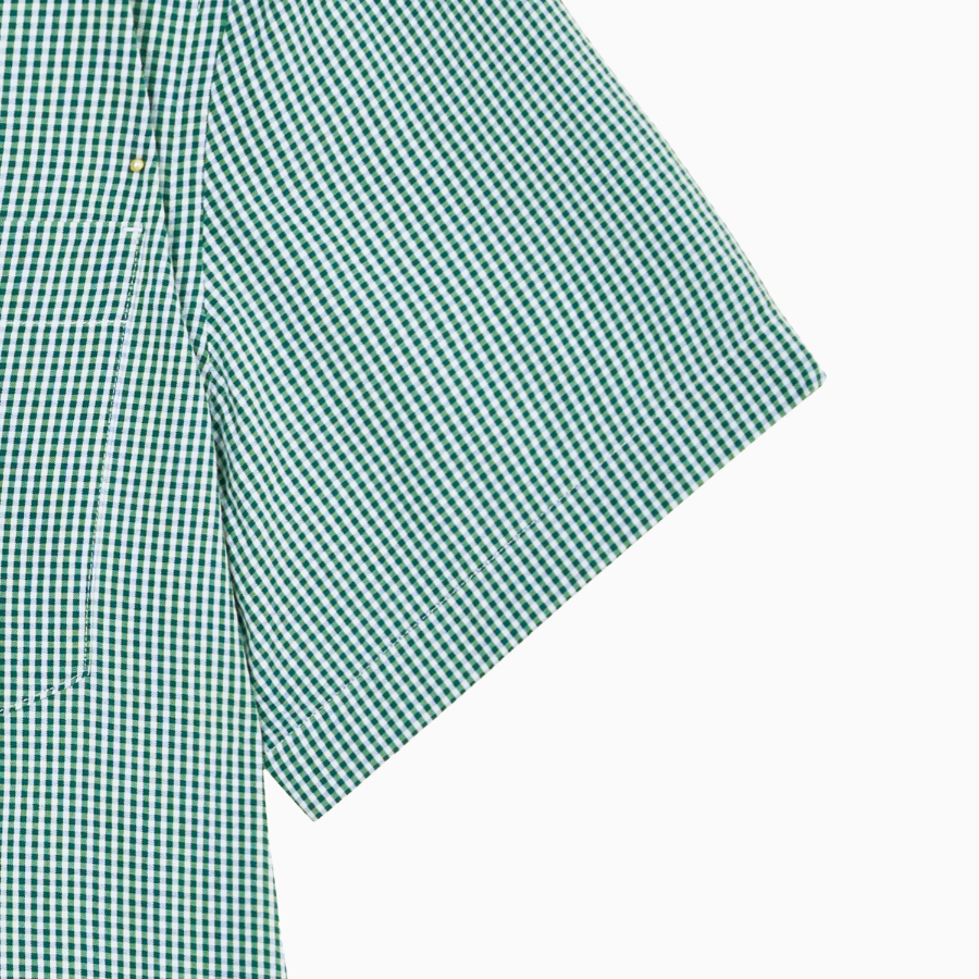 TOMMY HILFIGER [Official Headquarters] [Regular Fit] Seersucker Gingham Check Shirt