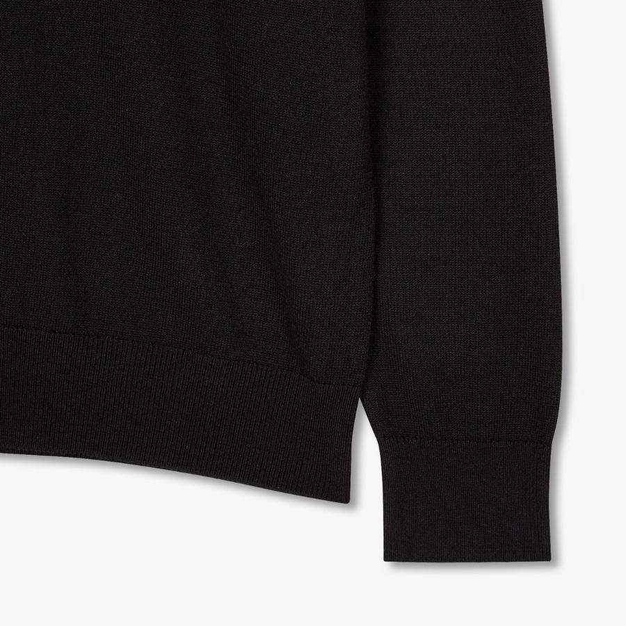 JAJU Round Neck Knit – Black