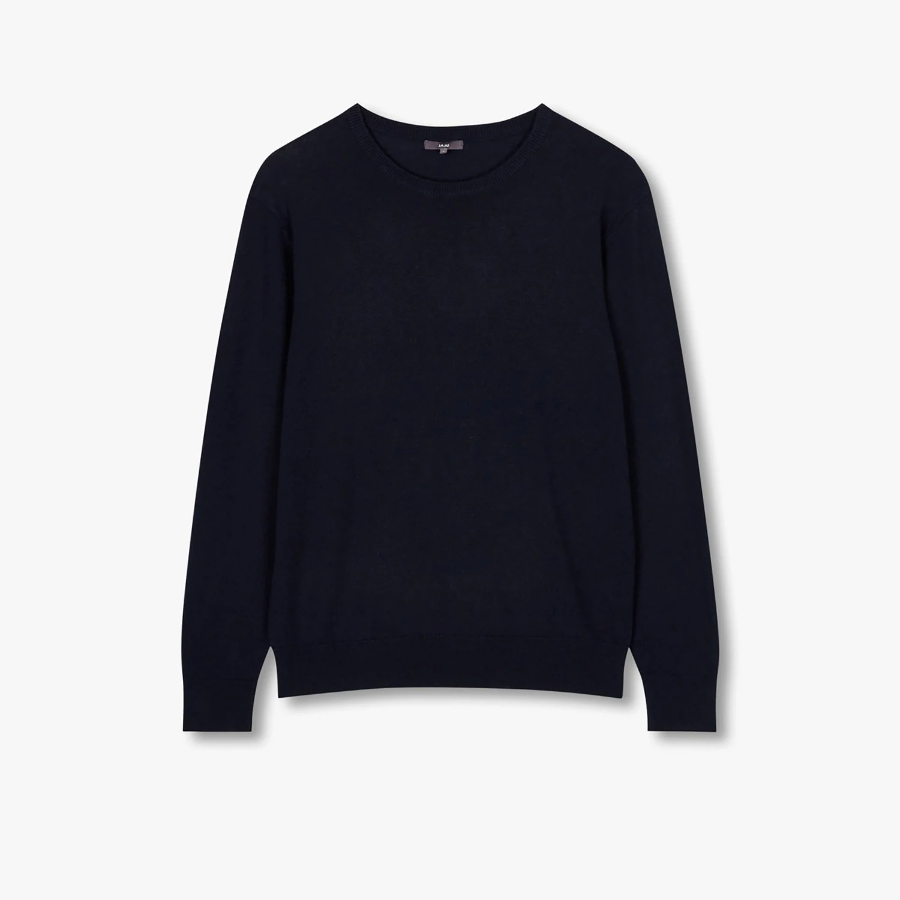 JAJU Round Neck Knit – Navy