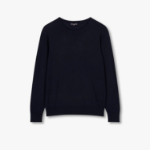 JAJU Round Neck Knit – Navy