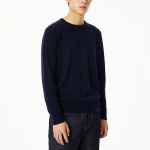 JAJU Round Neck Knit – Navy