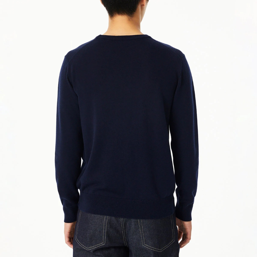 JAJU Round Neck Knit – Navy