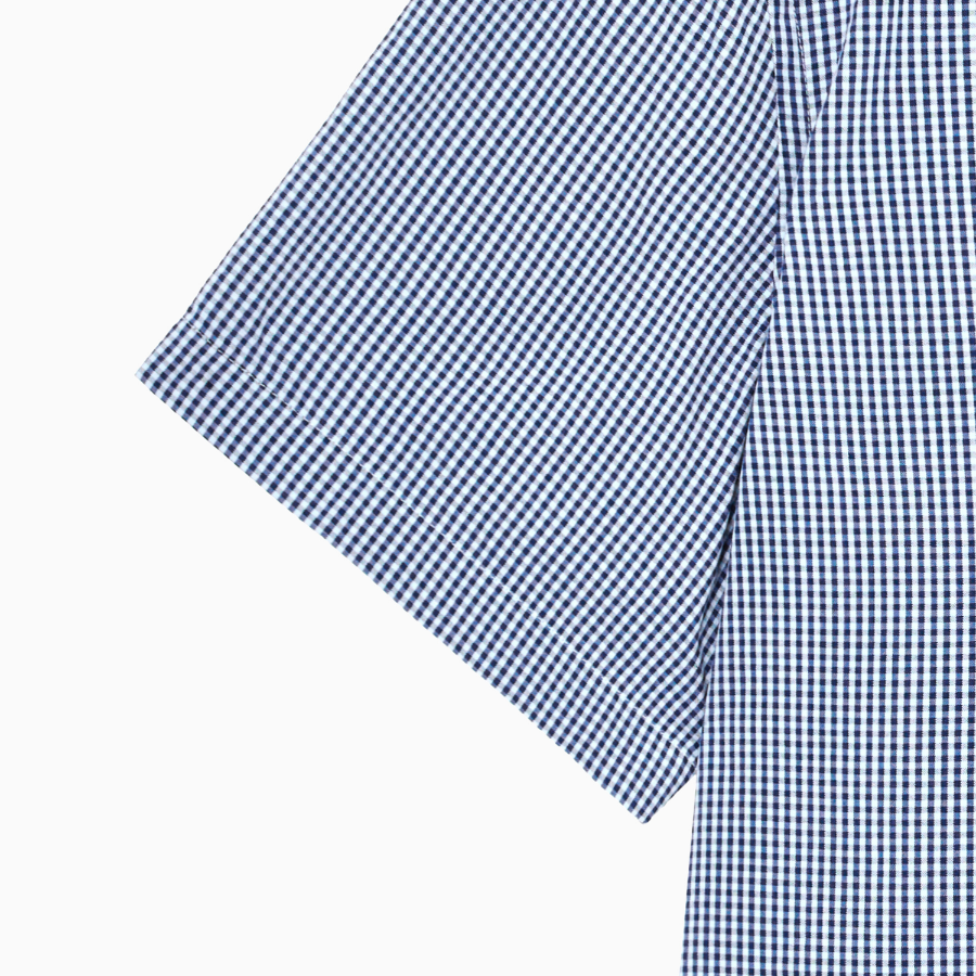TOMMY HILFIGER [Official Headquarters] Seersucker Gingham Check Shirt