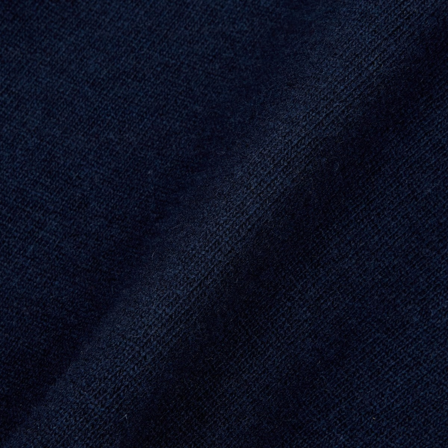 JAJU Merino Wool V-Neck Knit Cardigan – Navy