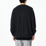 JAJU Merino Wool V-Neck Knit Cardigan – Charcoal