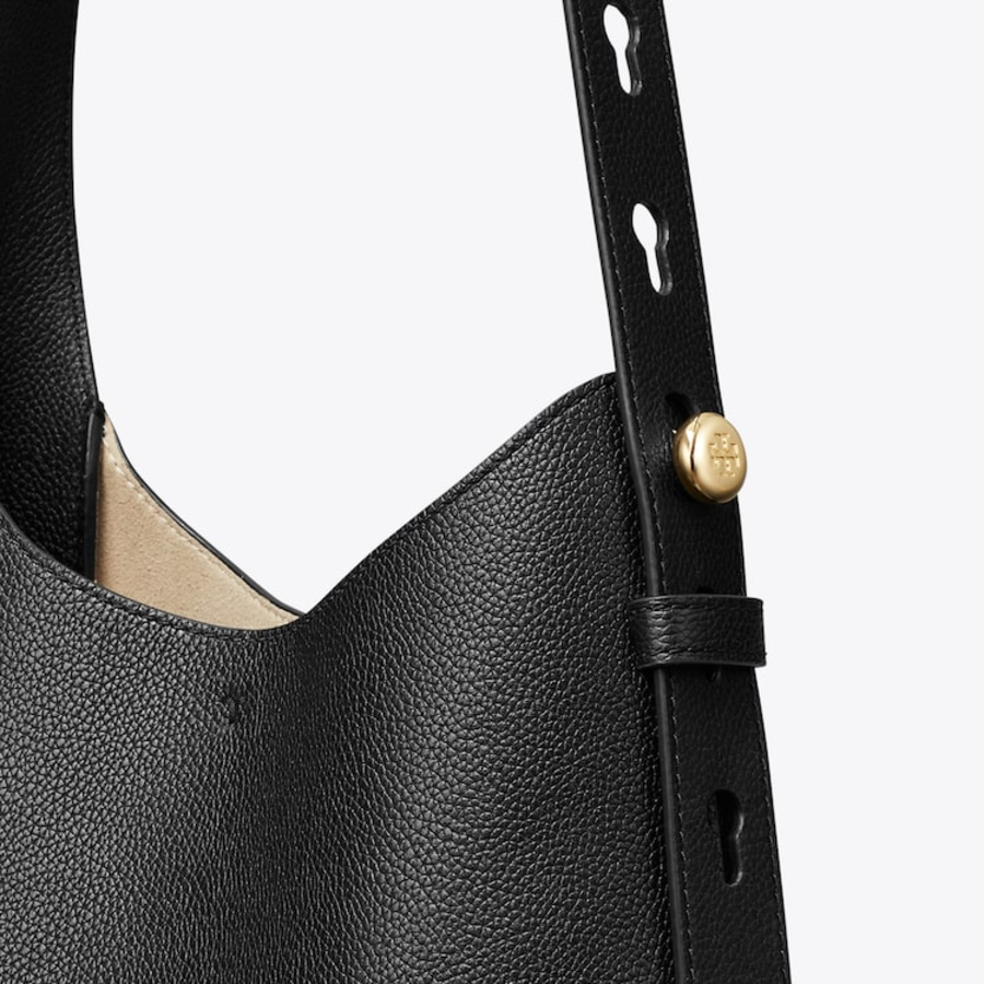 TORY BURCH Romy Small Hobo Bag – Black
