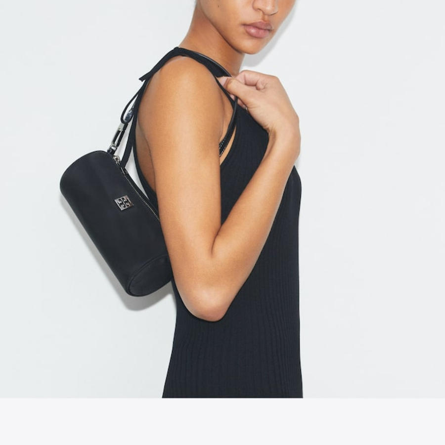 TORY BURCH Virginia Cylinder Bag – Black