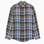 TOMMY HILFIGER [Official Headquarters] [Regular fit] Льняная рубашка в мульти-клетку (T12F3WSH300MT10MS)