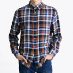 TOMMY HILFIGER [Official Headquarters] [Regular fit] Льняная рубашка в мульти-клетку (T12F3WSH300MT10MS)