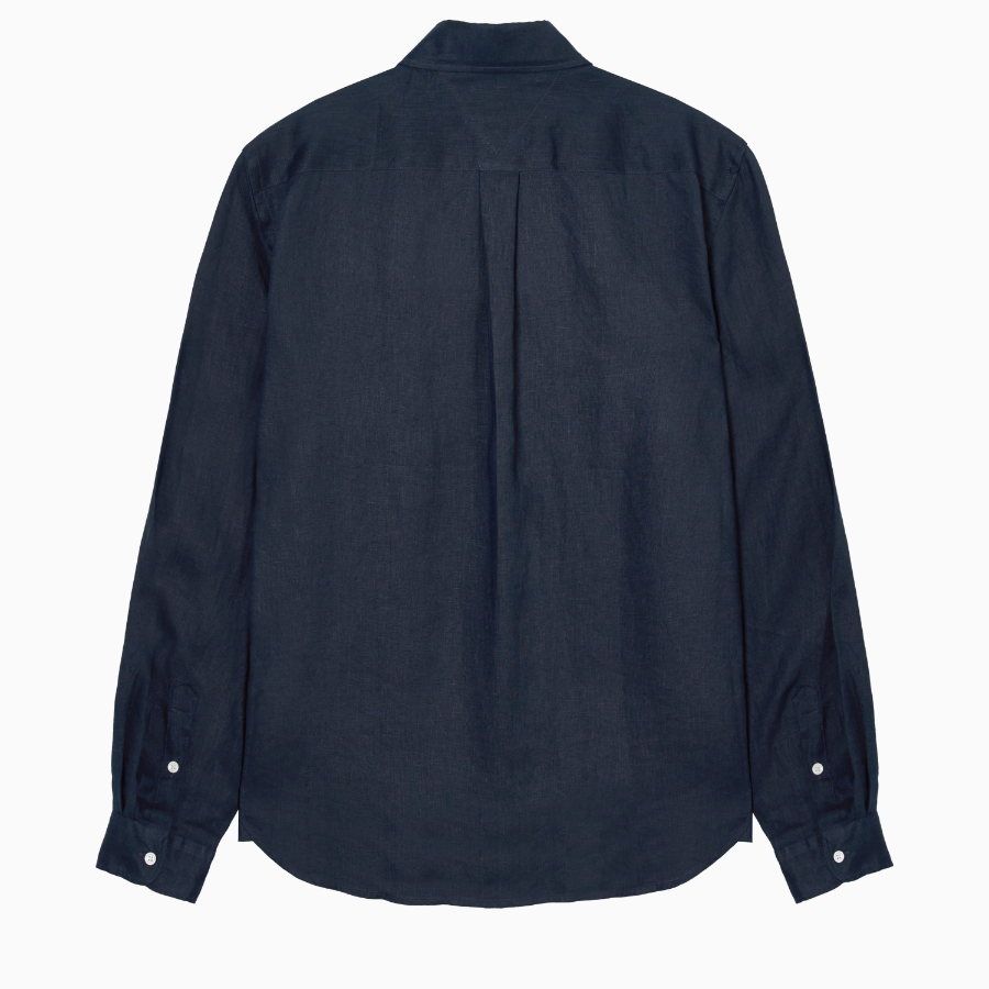 TOMMY HILFIGER [Official Headquarters] [Asian regular fit] Premium Linen Shirt (T12F1WSH150MT2DW5)