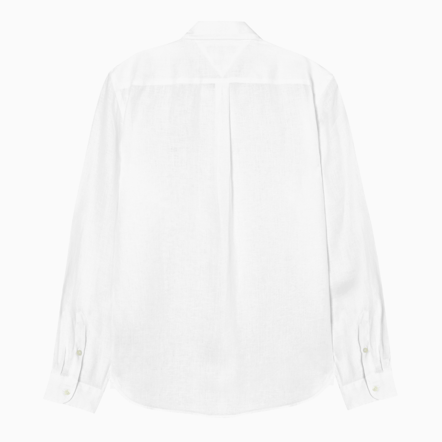 TOMMY HILFIGER [Official Headquarters] [Asian regular fit] Premium Linen Shirt (T12F1WSH150MT2YBR)