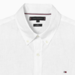 TOMMY HILFIGER [Official Headquarters] [Asian regular fit] Premium Linen Shirt (T12F1WSH150MT2YBR)
