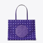 TORY BURCH Ella Printed Small Tote – Blue