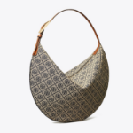 TORY BURCH T Monogram Balloon Bag – Beige