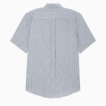 TOMMY HILFIGER [Official Headquarters] [Regular fit] Linen Blended Stripe Short Sleeve Shirt (T12F3WSH130MT10A4)