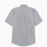 TOMMY HILFIGER [Official Headquarters] [Regular fit] Poplin Houndstooth Short Sleeve Shirt (T12F3WSH150MT10GY)