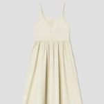 8 seconds 50s Cotton Layered Long Dress — Ivory