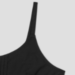 8 seconds 50s Cotton Layered Long Dress — Black