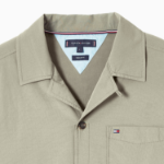 TOMMY HILFIGER [Official Headquarters] [Relax fit] Open Collar Short Sleeve Shirt (T12F1WSH731MLMPLI)