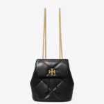 TORY BURCH Kira Diamond Quilt Small Backpack – Black