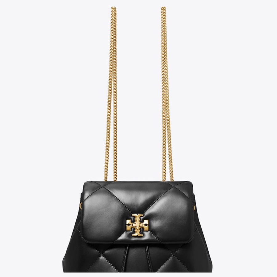 TORY BURCH Kira Diamond Quilt Small Backpack – Black