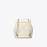 TORY BURCH Kira Diamond Quilt Small Backpack – White