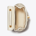 TORY BURCH Kira Diamond Quilt Small Backpack – White