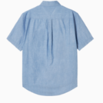 TOMMY HILFIGER [Official Headquarters] [Regular fit] Denim Pocket Short Sleeve Shirt (T12F1WSH711MLMC1O)