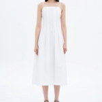 8 seconds Sleeveless Long Dress — White