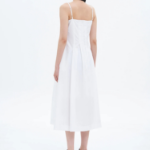 8 seconds Sleeveless Long Dress — White