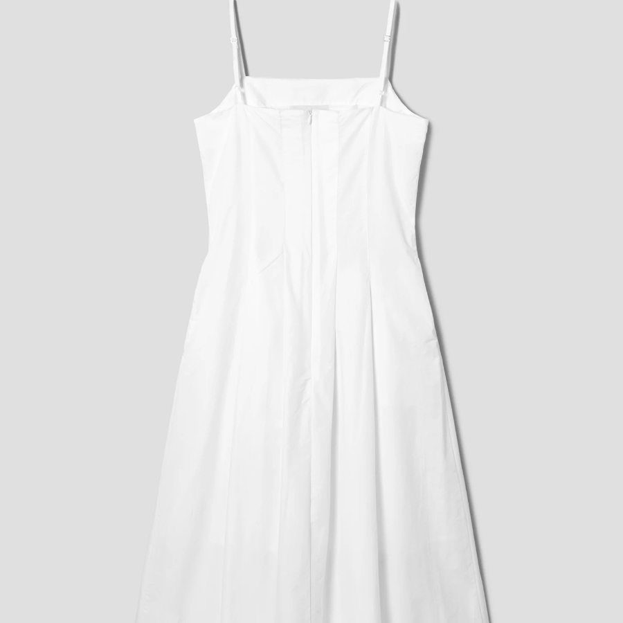 8 seconds Sleeveless Long Dress — White